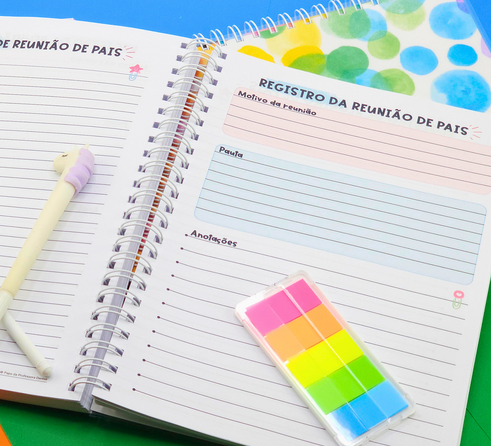 Arquivo Planner Anotações Professores em Pdf 11