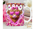 40 Artes para Caneca Dia dos Namorados 3D Vaquinha Love Arquivos Png