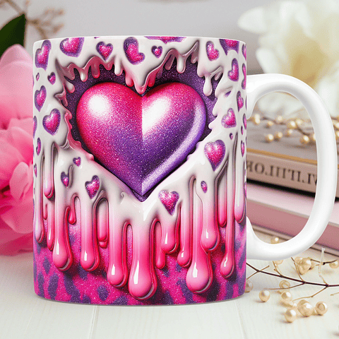 30 Artes para Caneca Dia dos Namorados 3D Arquivos Png