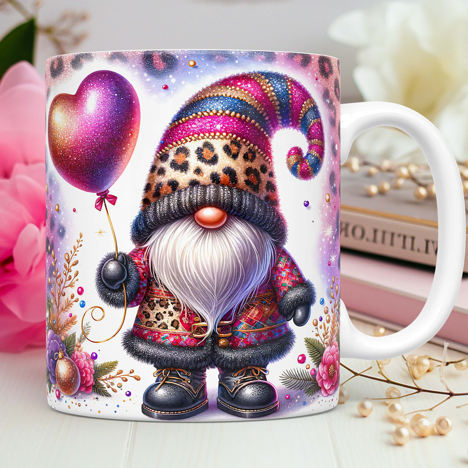30 Artes para Caneca Dia dos Namorados 3D Gnomos 3d Arquivos Png 3