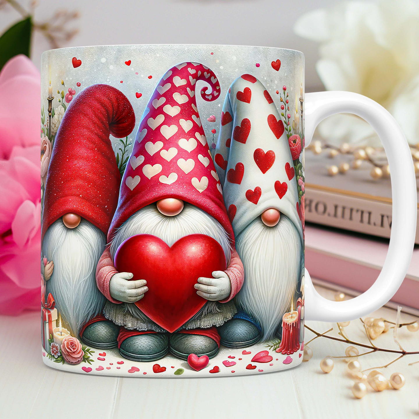 30 Artes para Caneca Dia dos Namorados 3D Gnomos 2.0 3d Arquivos Png 3