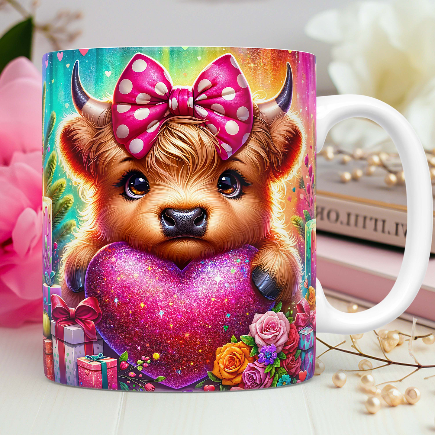 10 Artes para Caneca Dia dos Namorados 3D Vaquinhas Love 3d Arquivos Png 2
