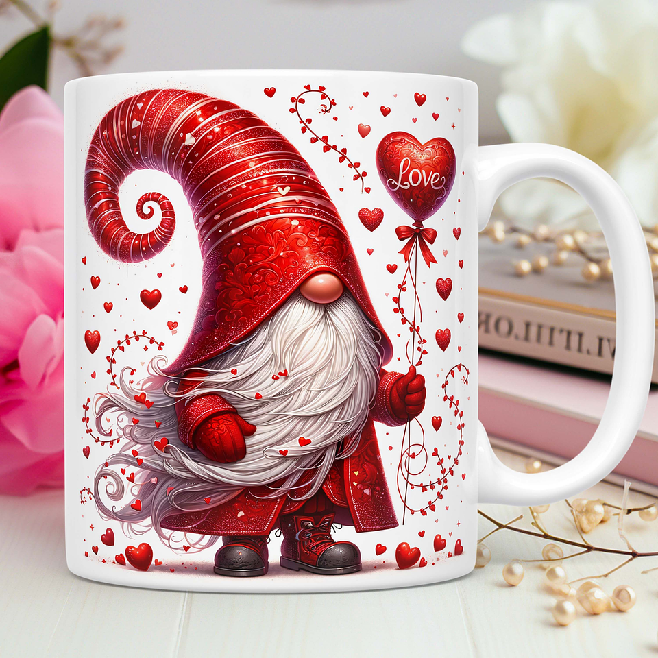 100 Artes para Caneca Dia dos Namorados 3D Arquivos Png 4