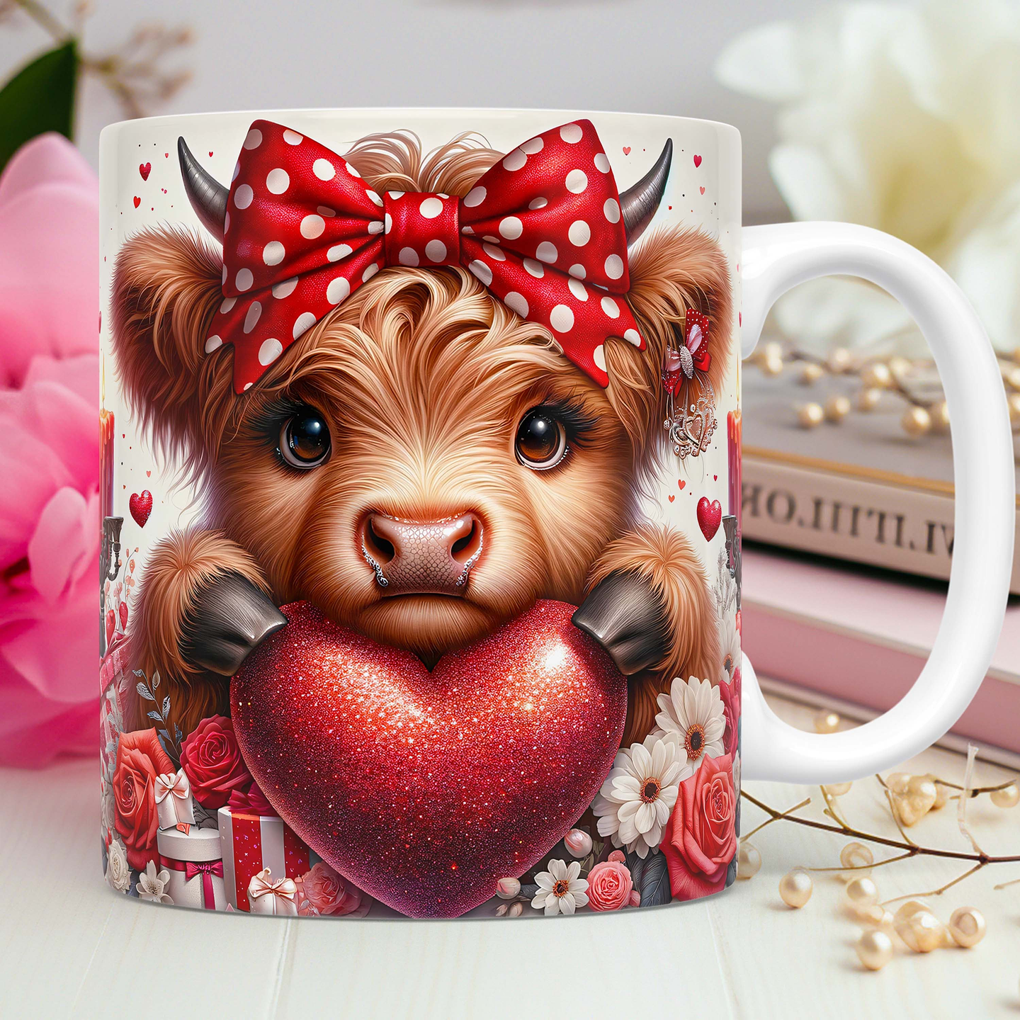 10 Artes para Caneca Dia dos Namorados 3D Vaquinhas Love 3d Arquivos Png 4