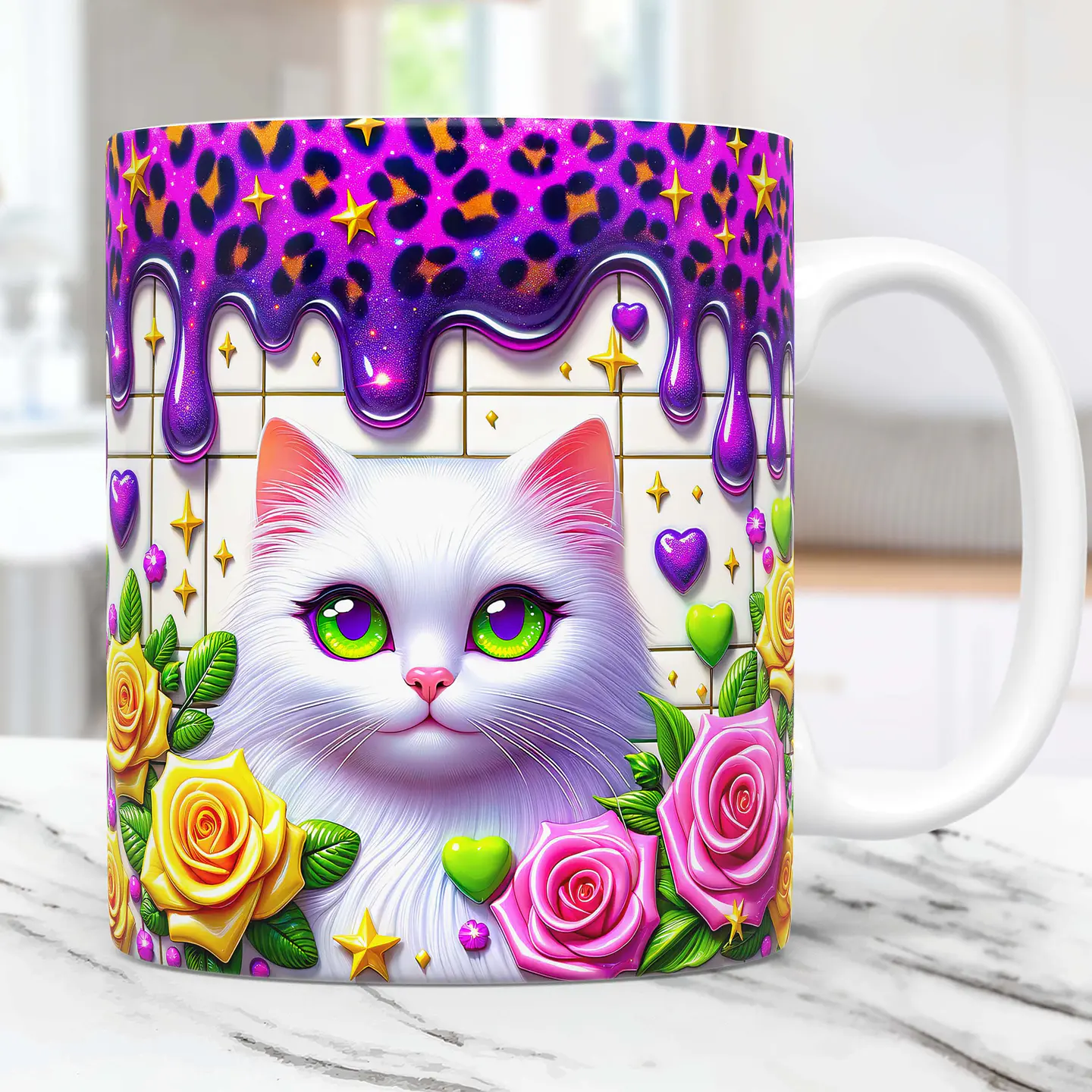 20 Artes Caneca Gato Cute Animal Animais Pet Love 3d Arquivos Png 5