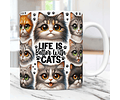 15 Artes Caneca Gato Cute Animal Animais Pet Love 3d Arquivos Png