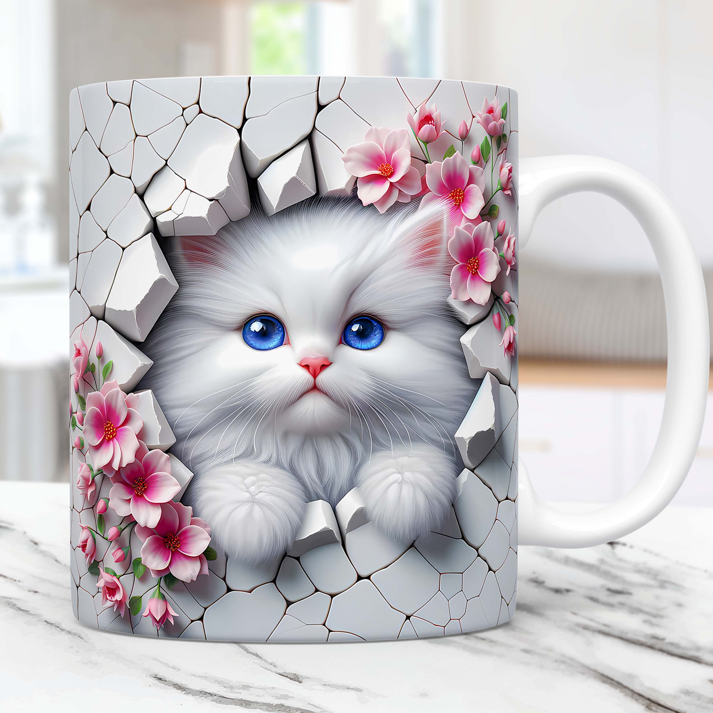 10 Artes Caneca Gato 3D Gatinhos Animal Animais Pet Love 3d Arquivos Png 5