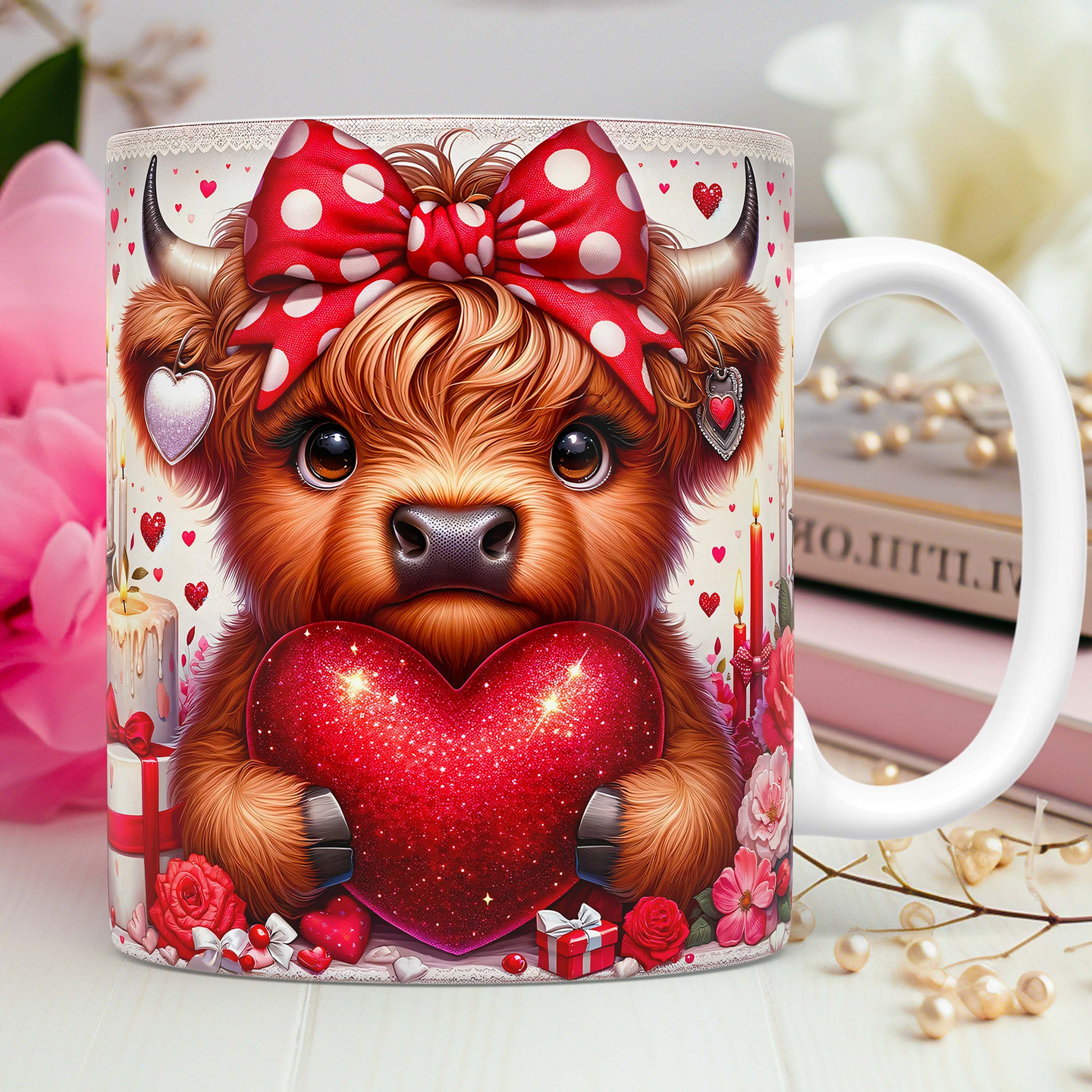 10 Artes para Caneca Dia dos Namorados 3D Vaquinhas Love 3d Arquivos Png 9