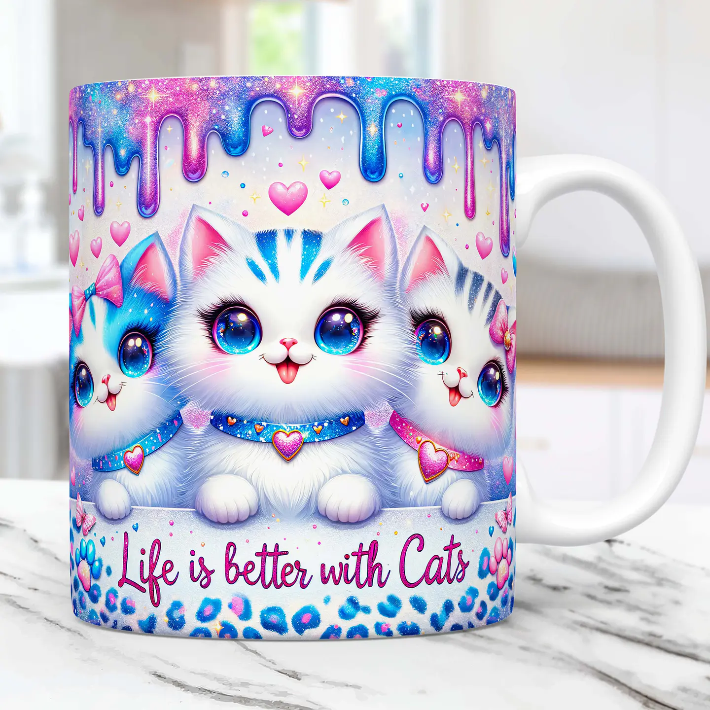 15 Artes Caneca Gato Cute Animal Animais Pet Love 3d Arquivos Png 9