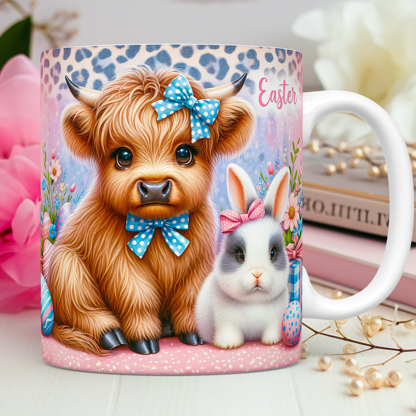 25 Artes Caneca Vaquinha Páscoa 3d Arquivos Png 6