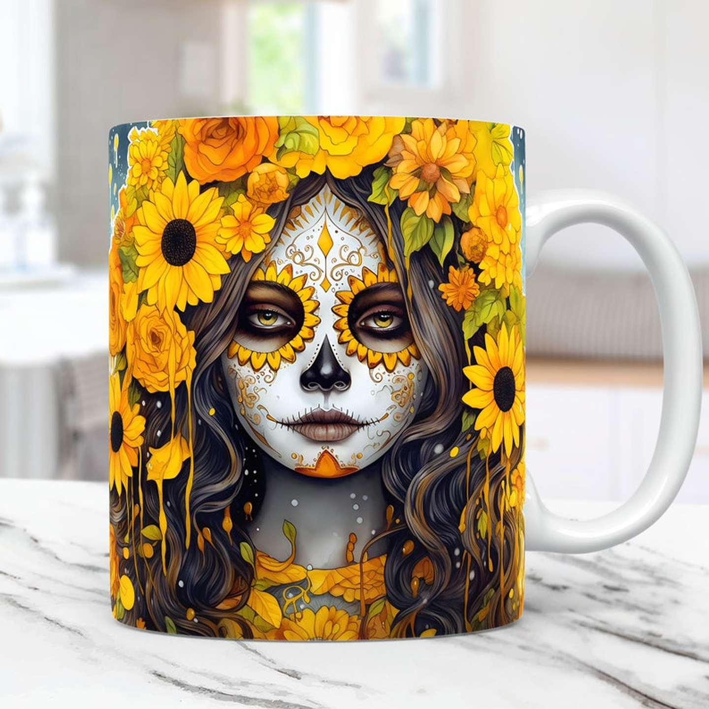 30 Artes Caneca Carveira Dia dos Mortos 3d Arquivos Png 7
