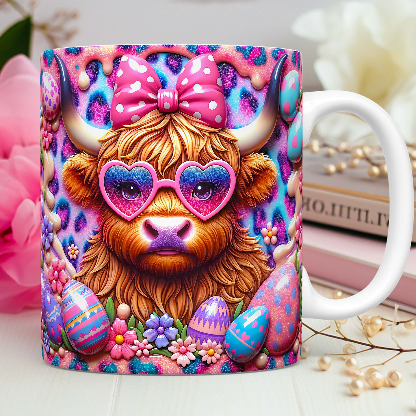 10 Artes Caneca Vaquinhas Páscoa 3d Arquivos Png 5