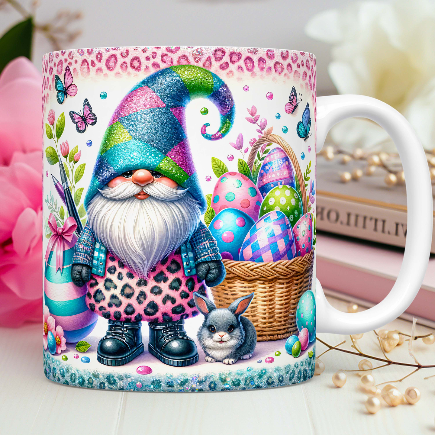 50 Artes Caneca Gnomos Páscoa 3d Arquivos Png 7