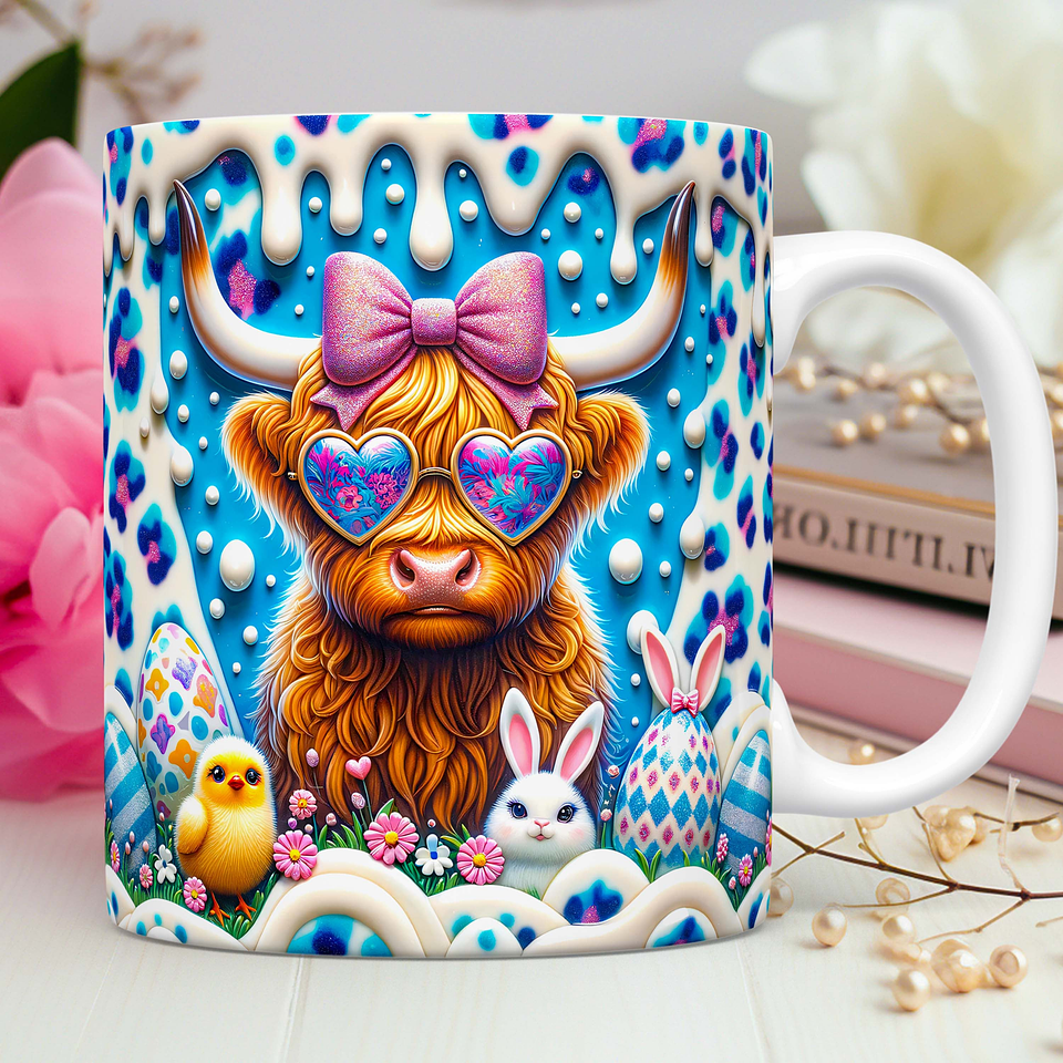 10 Artes Caneca Vaquinhas Páscoa 3d Arquivos Png 9