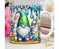 50 Artes Caneca Gnomos Páscoa 3d Arquivos Png