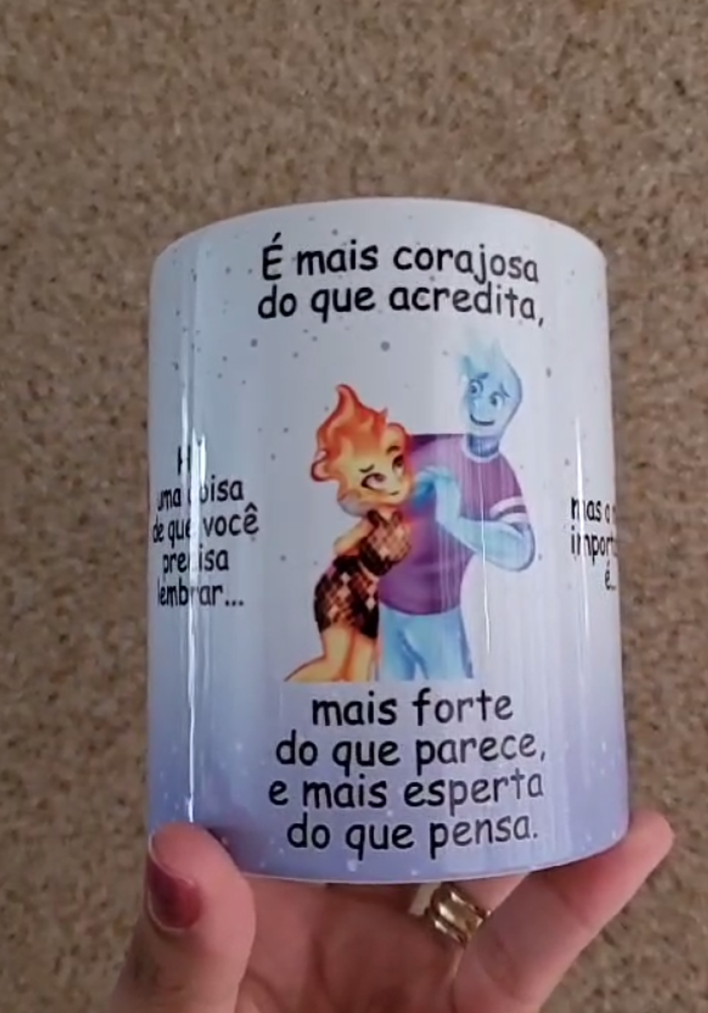 4 Artes Caneca Se Houver o amanhã em que não estejamos juntos - Filme Elementos Arquivo Editável 3
