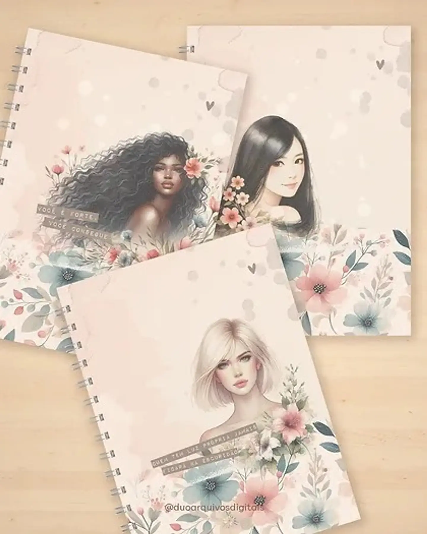 Arquivo Capas para Agenda e Bloquinho Mulheres em Jpg 2