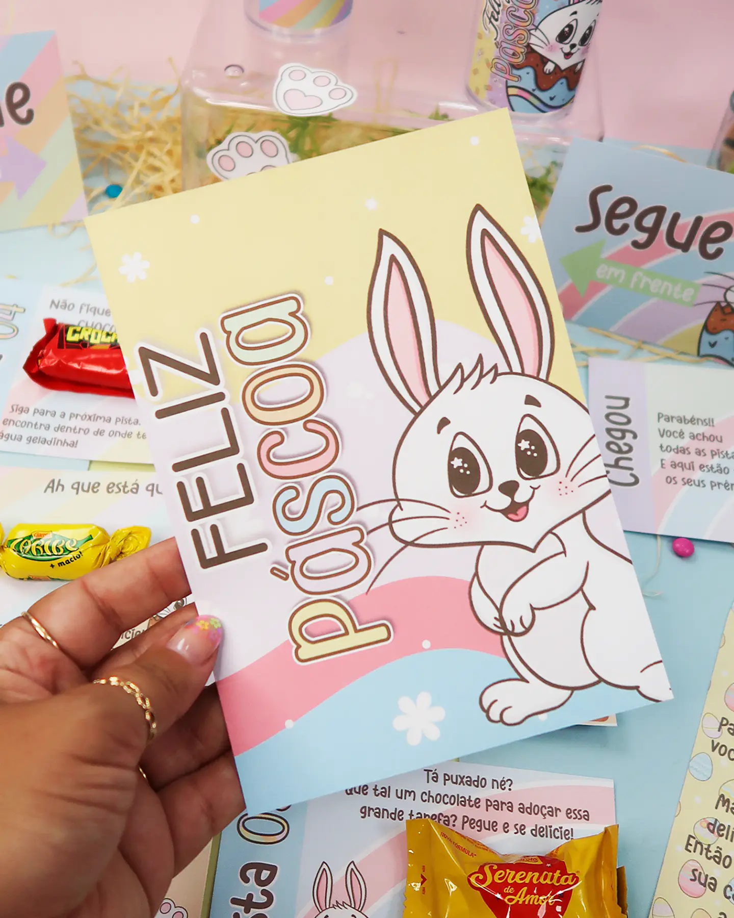 Kit Digital Páscoa Mimos Prontos Arquivos em Png 3