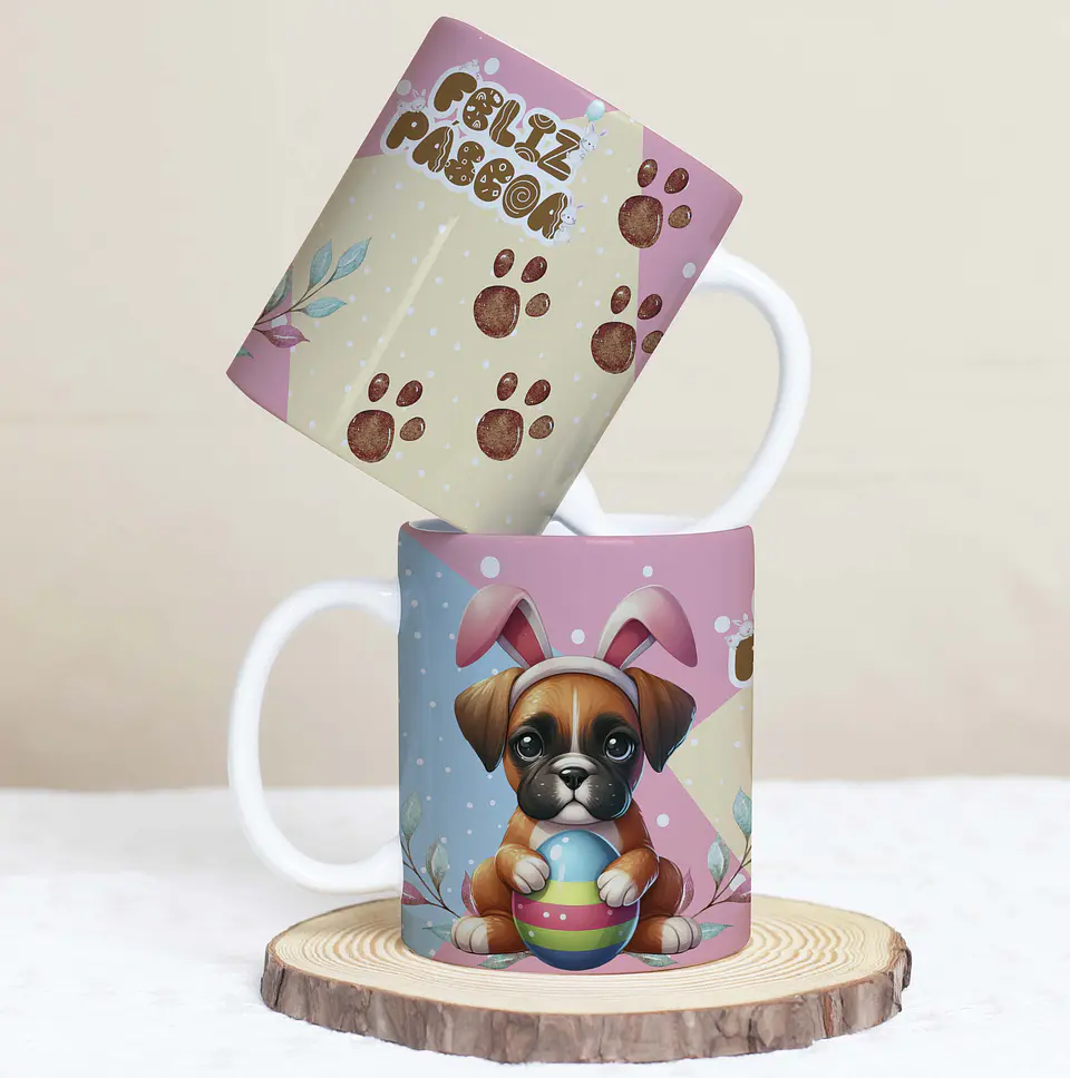 30 Artes para Caneca Páscoa Pets Arquivos em Jpg  1