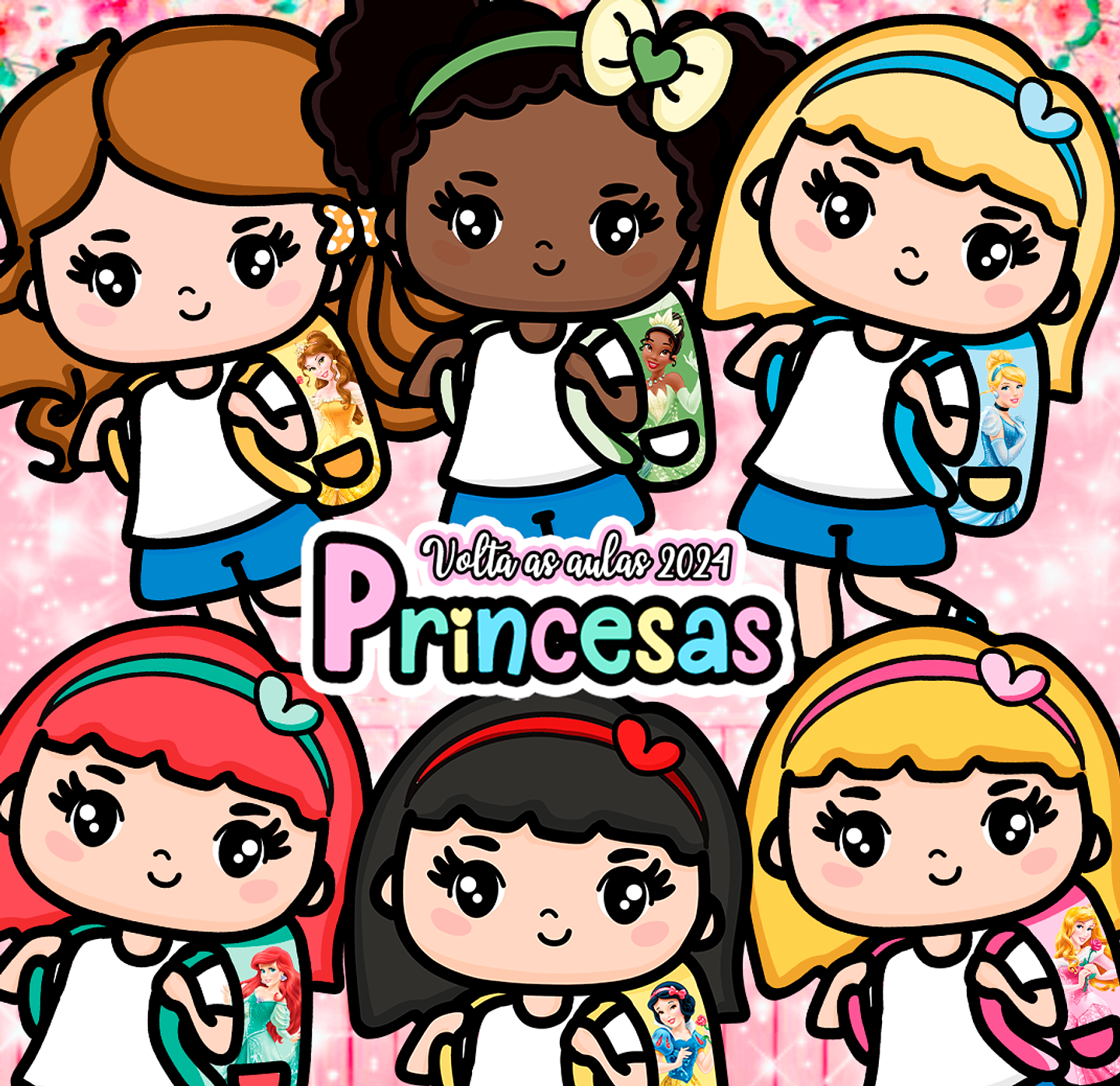 10 Artes para Squeeze Princesas Volta as aulas Arquivos em Jpg 1