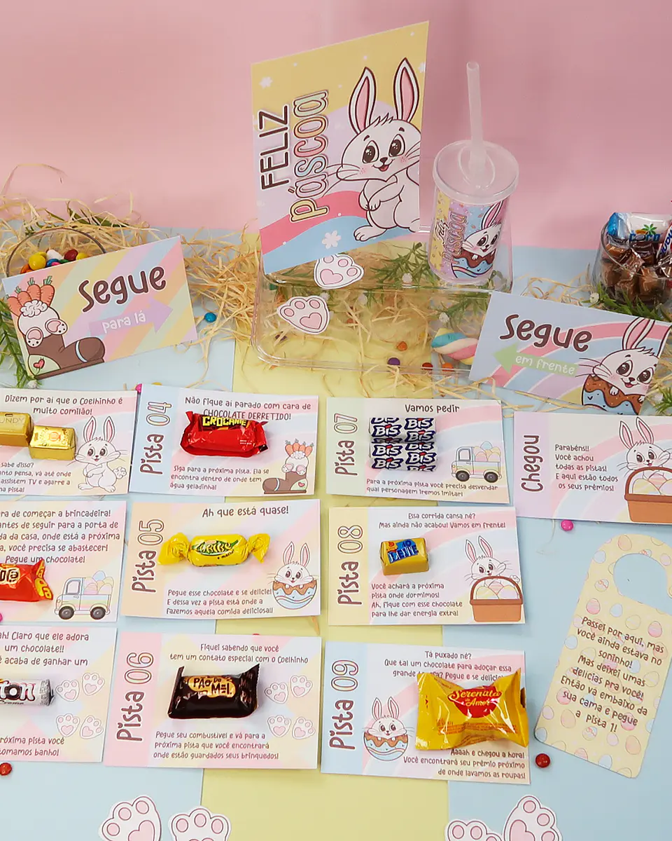 Kit Digital Páscoa Mimos Prontos Arquivos em Png 4