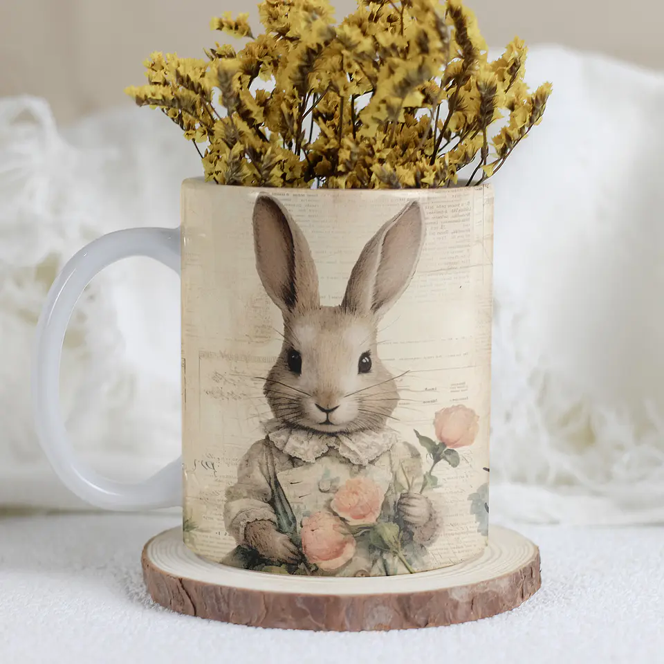 13 Artes para Caneca Páscoa Vintage Arquivos em Jpg 2