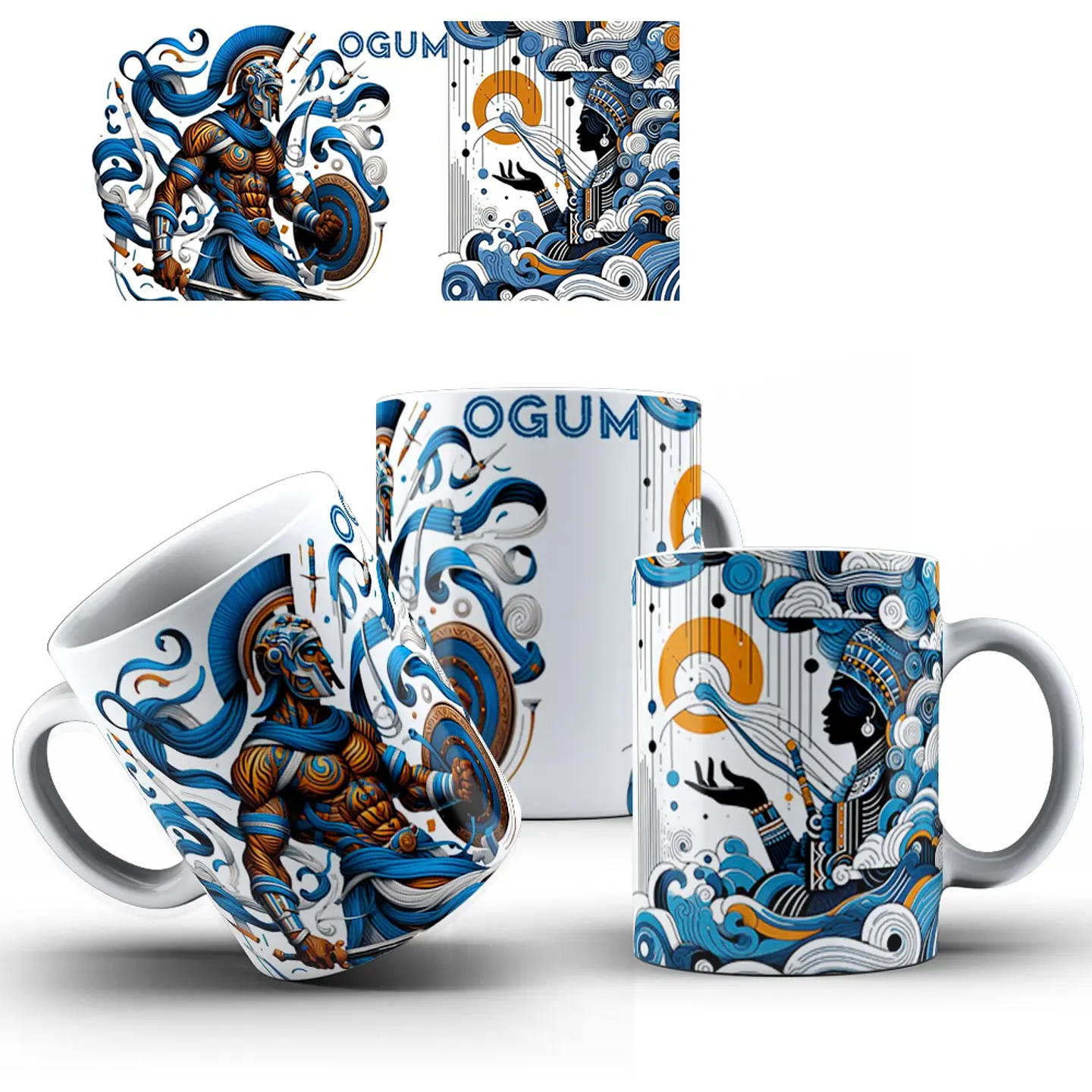 13 Artes para Caneca Orixás Arquivos em Jpg 2