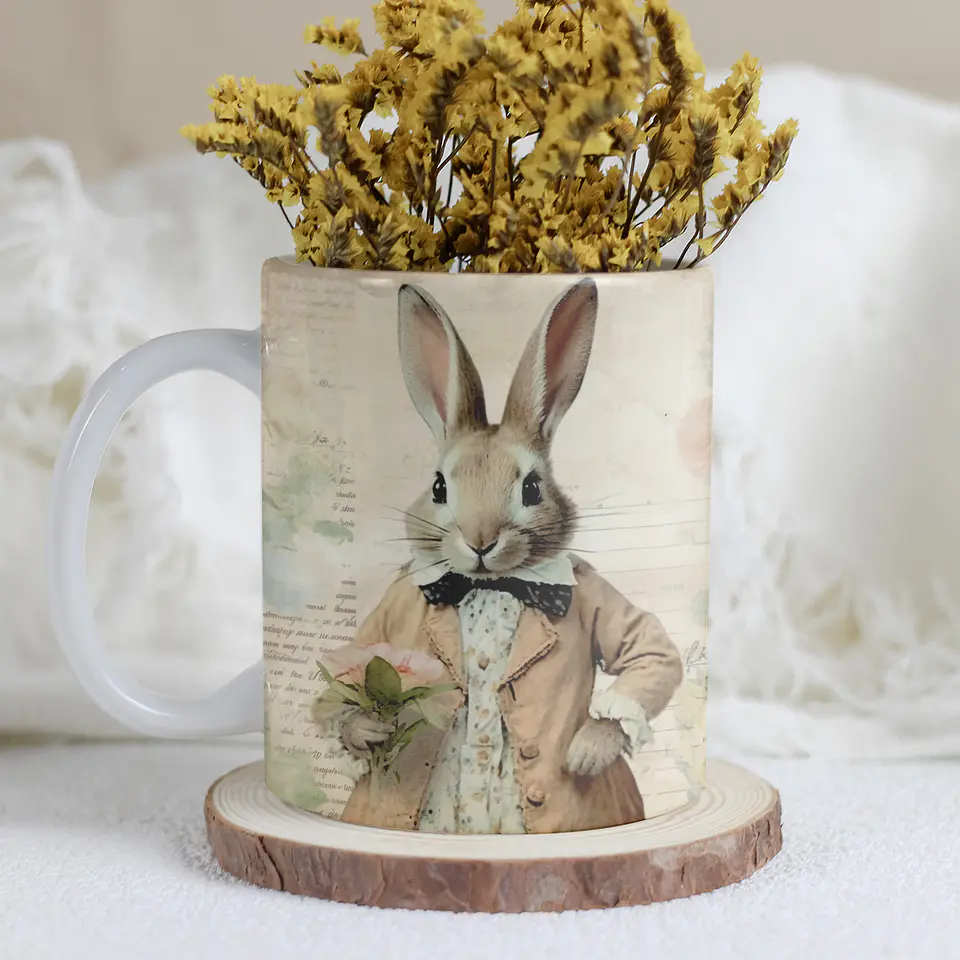 13 Artes para Caneca Páscoa Vintage Arquivos em Jpg 3