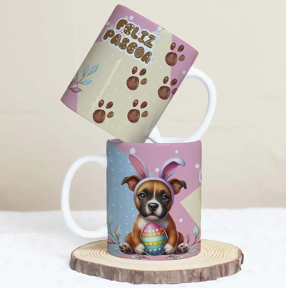 30 Artes para Caneca Páscoa Pets Arquivos em Jpg  9
