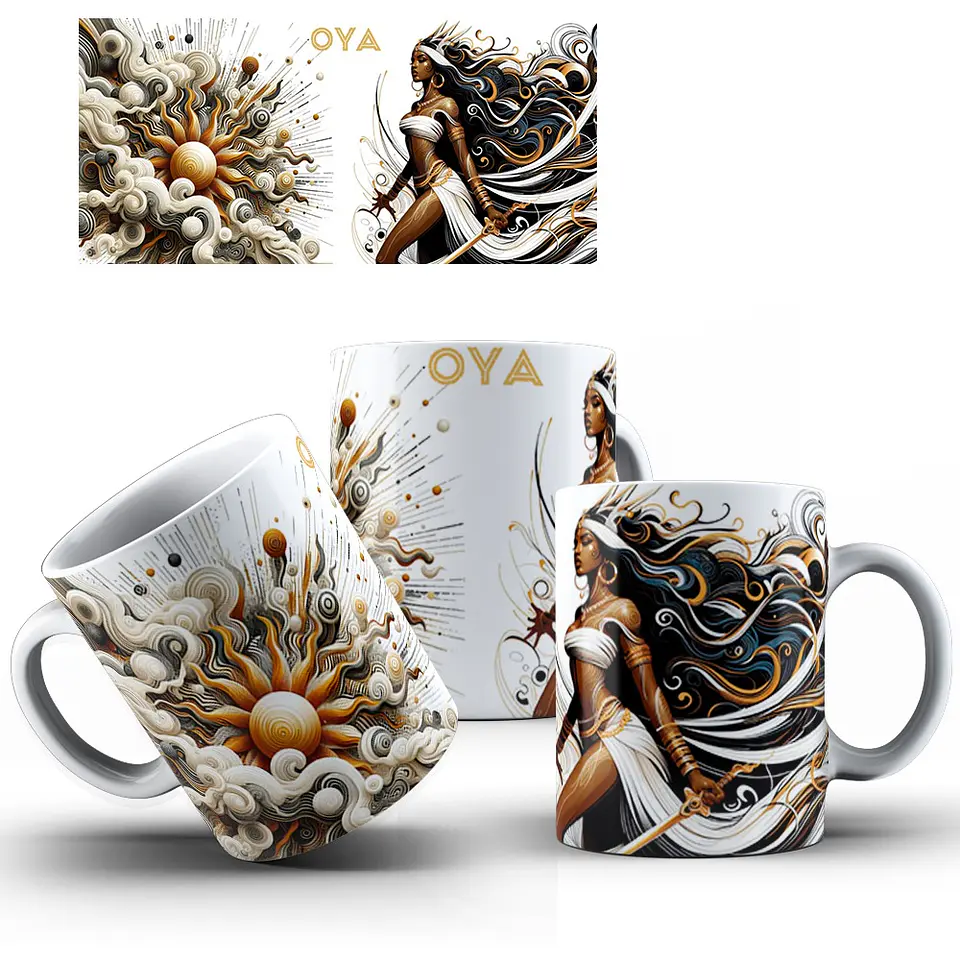 13 Artes para Caneca Orixás Arquivos em Jpg 5