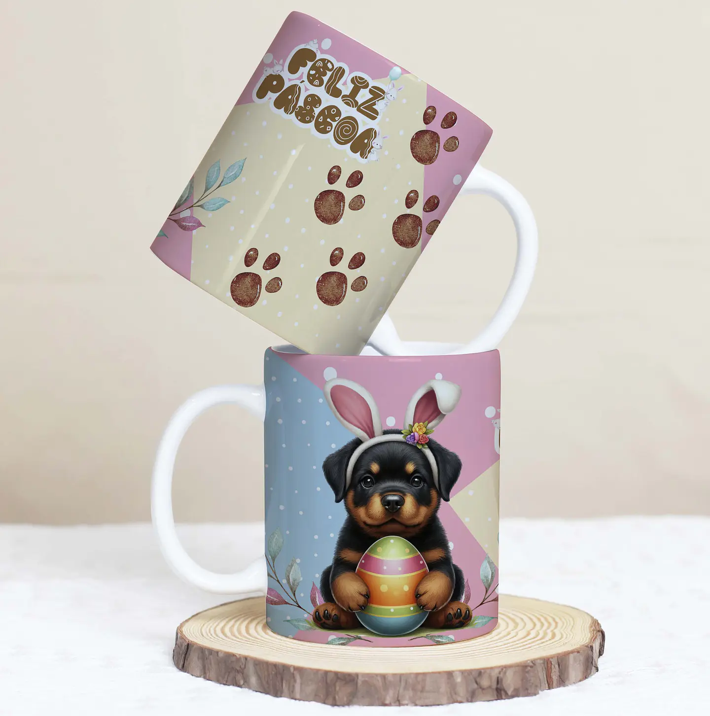 30 Artes para Caneca Páscoa Pets Arquivos em Jpg  13