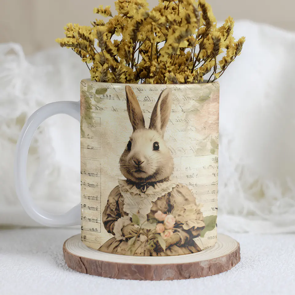 13 Artes para Caneca Páscoa Vintage Arquivos em Jpg 6