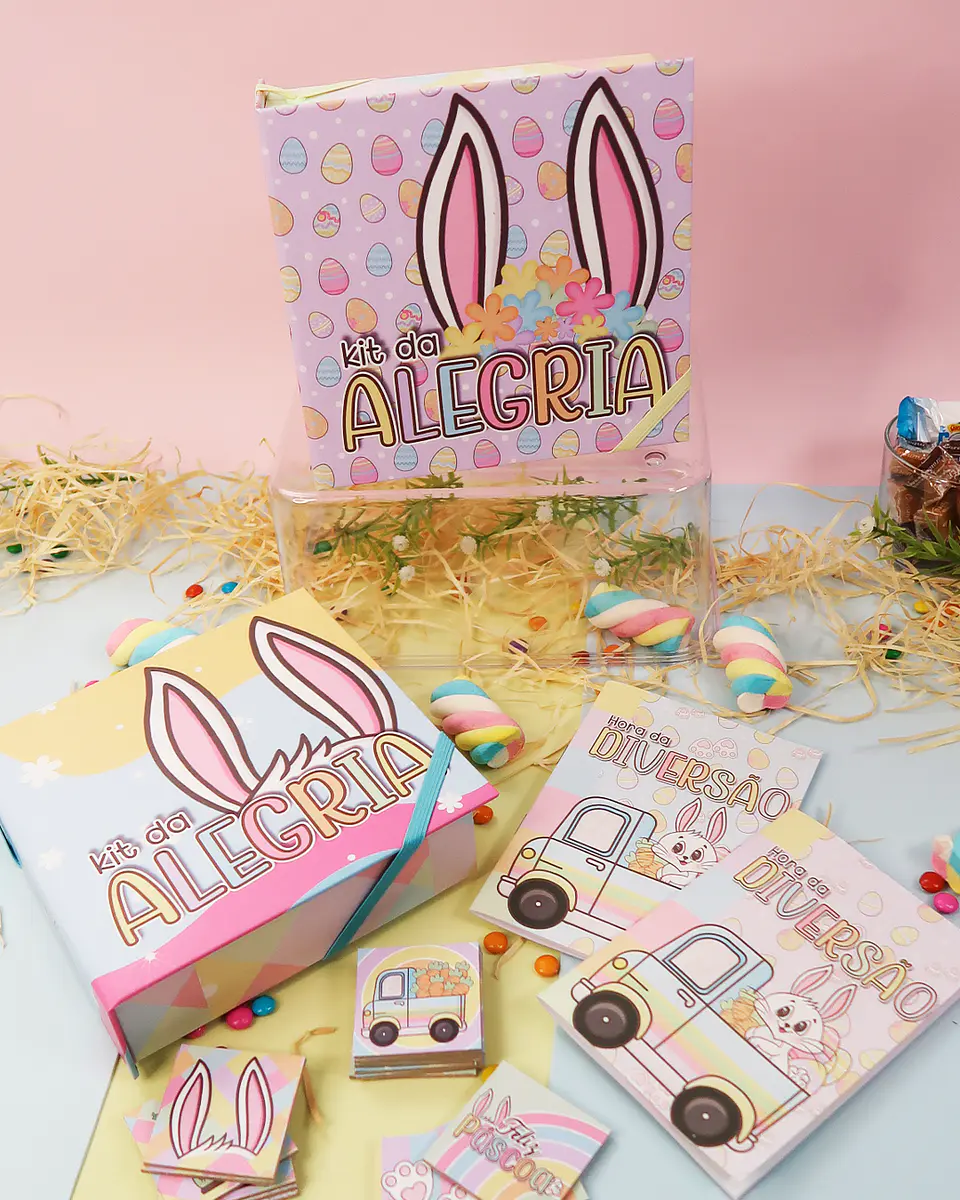 Kit Digital Páscoa Mimos Prontos Arquivos em Png 14