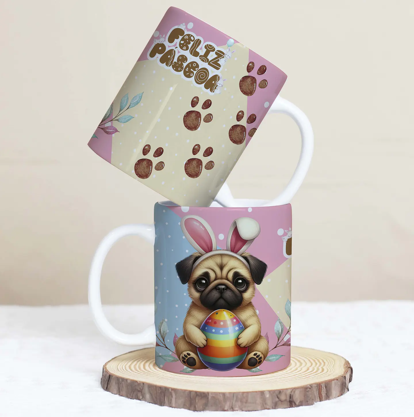 30 Artes para Caneca Páscoa Pets Arquivos em Jpg  14