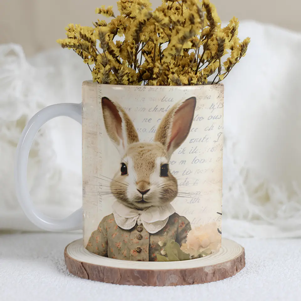 13 Artes para Caneca Páscoa Vintage Arquivos em Jpg 7