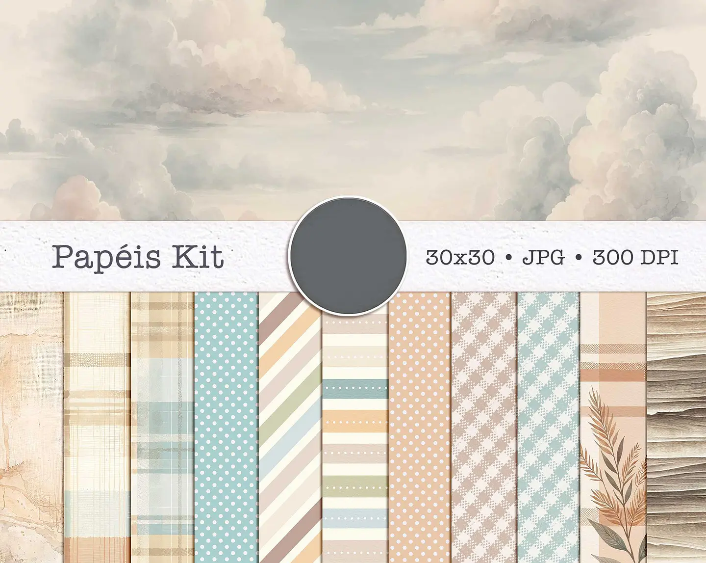 Kit Digital Páscoa Real Arquivos em Png  9