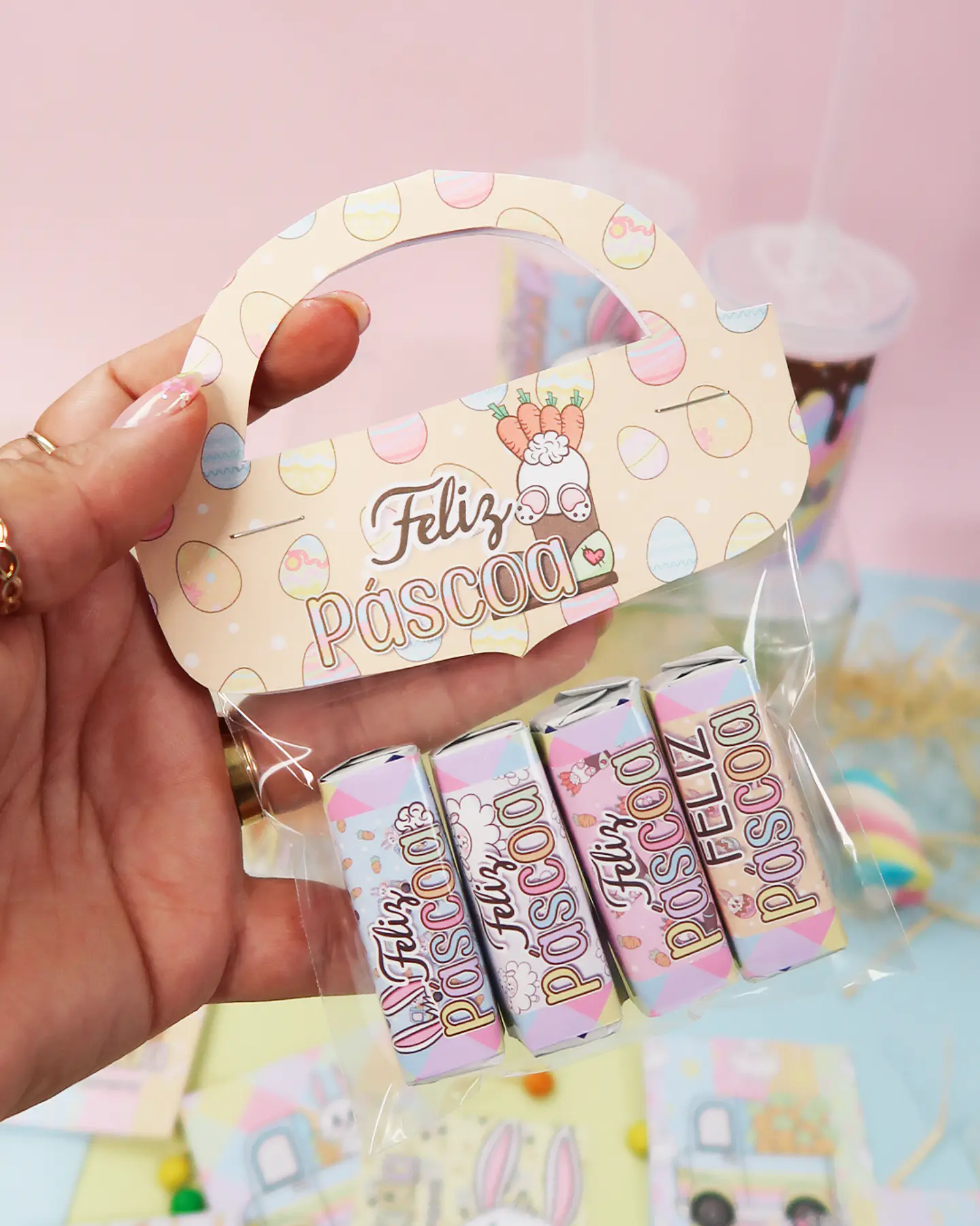 Kit Digital Páscoa Mimos Prontos Arquivos em Png 16