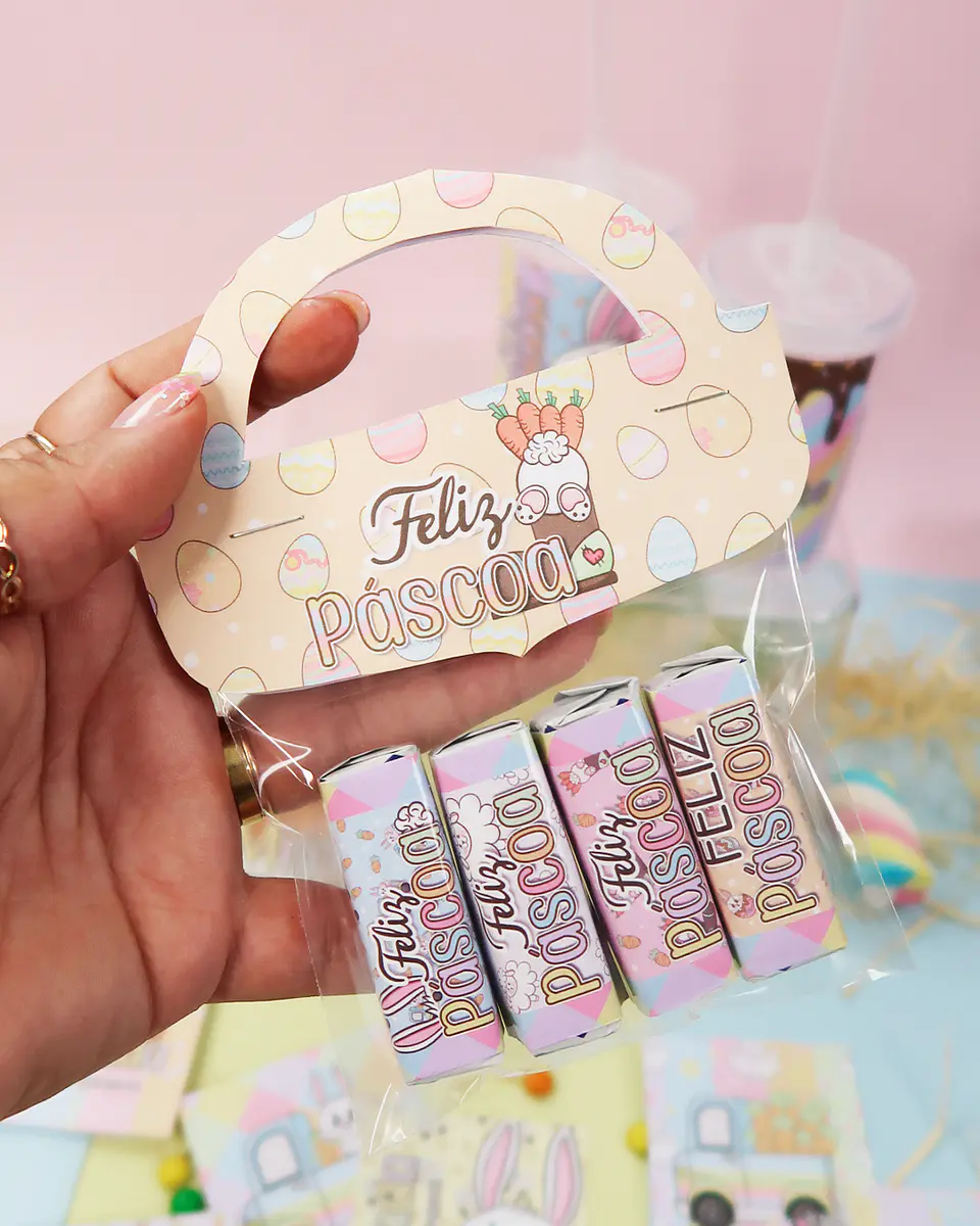 Kit Digital Páscoa Mimos Prontos Arquivos em Png 16