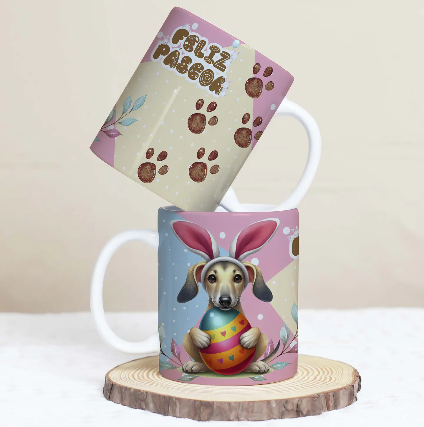30 Artes para Caneca Páscoa Pets Arquivos em Jpg  19