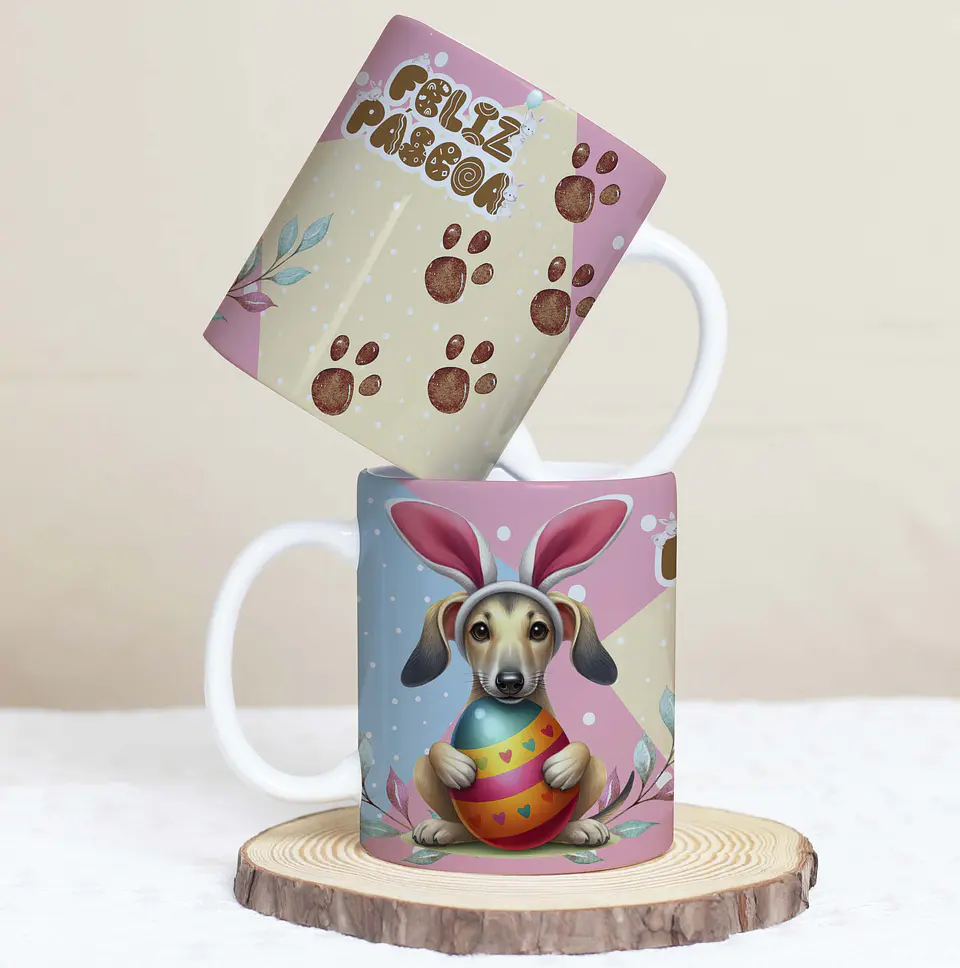 30 Artes para Caneca Páscoa Pets Arquivos em Jpg  19