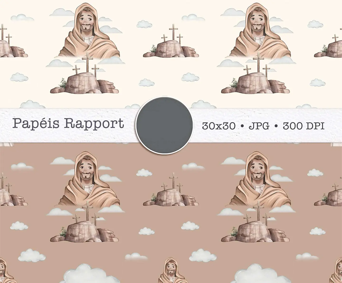 Kit Digital Páscoa Real Arquivos em Png  10