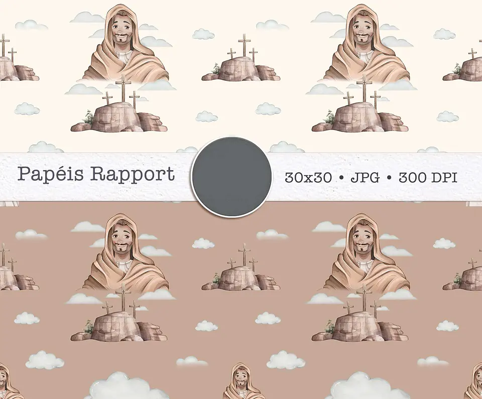 Kit Digital Páscoa Real Arquivos em Png  10