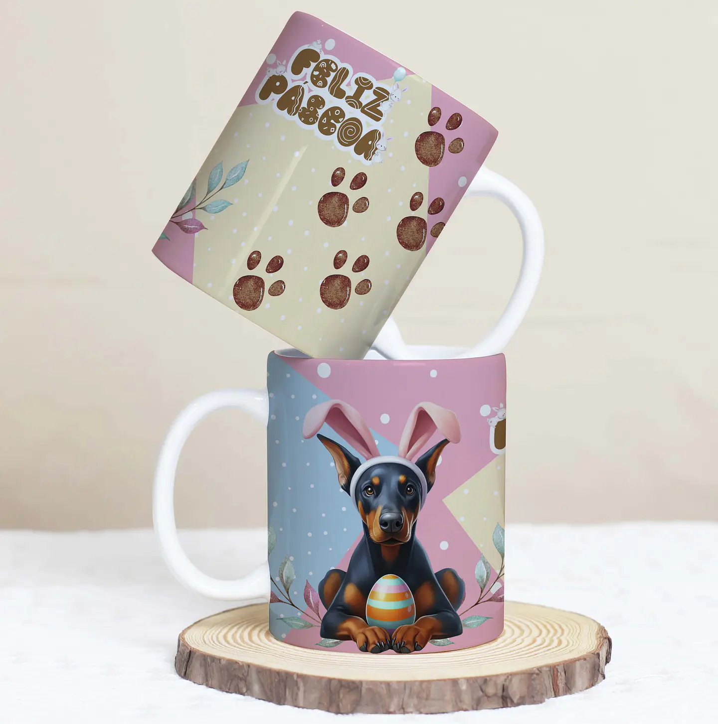 30 Artes para Caneca Páscoa Pets Arquivos em Jpg  21
