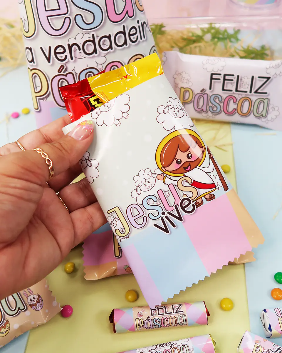 Kit Digital Páscoa Mimos Prontos Arquivos em Png 18