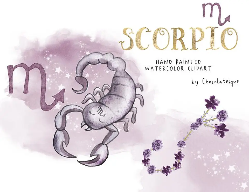 Kit Digital Signos Aquarela Arquivos em Png  9