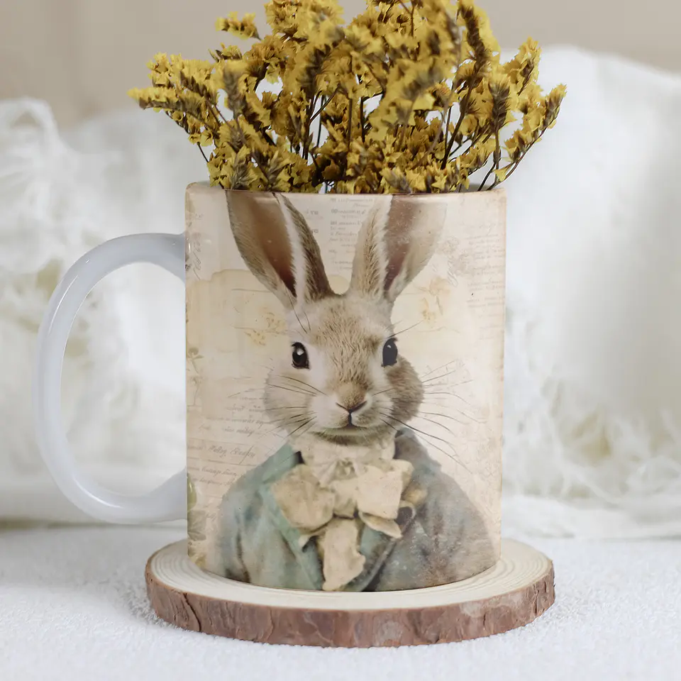 13 Artes para Caneca Páscoa Vintage Arquivos em Jpg 12