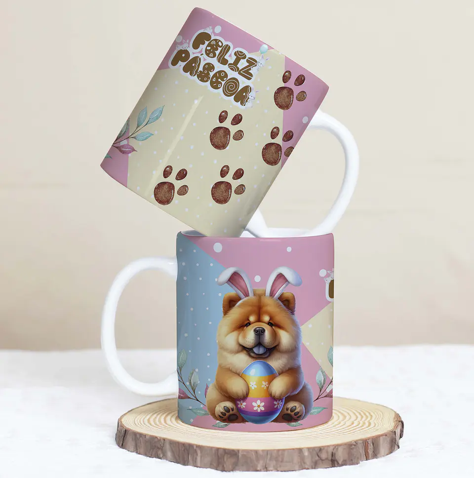 30 Artes para Caneca Páscoa Pets Arquivos em Jpg  25