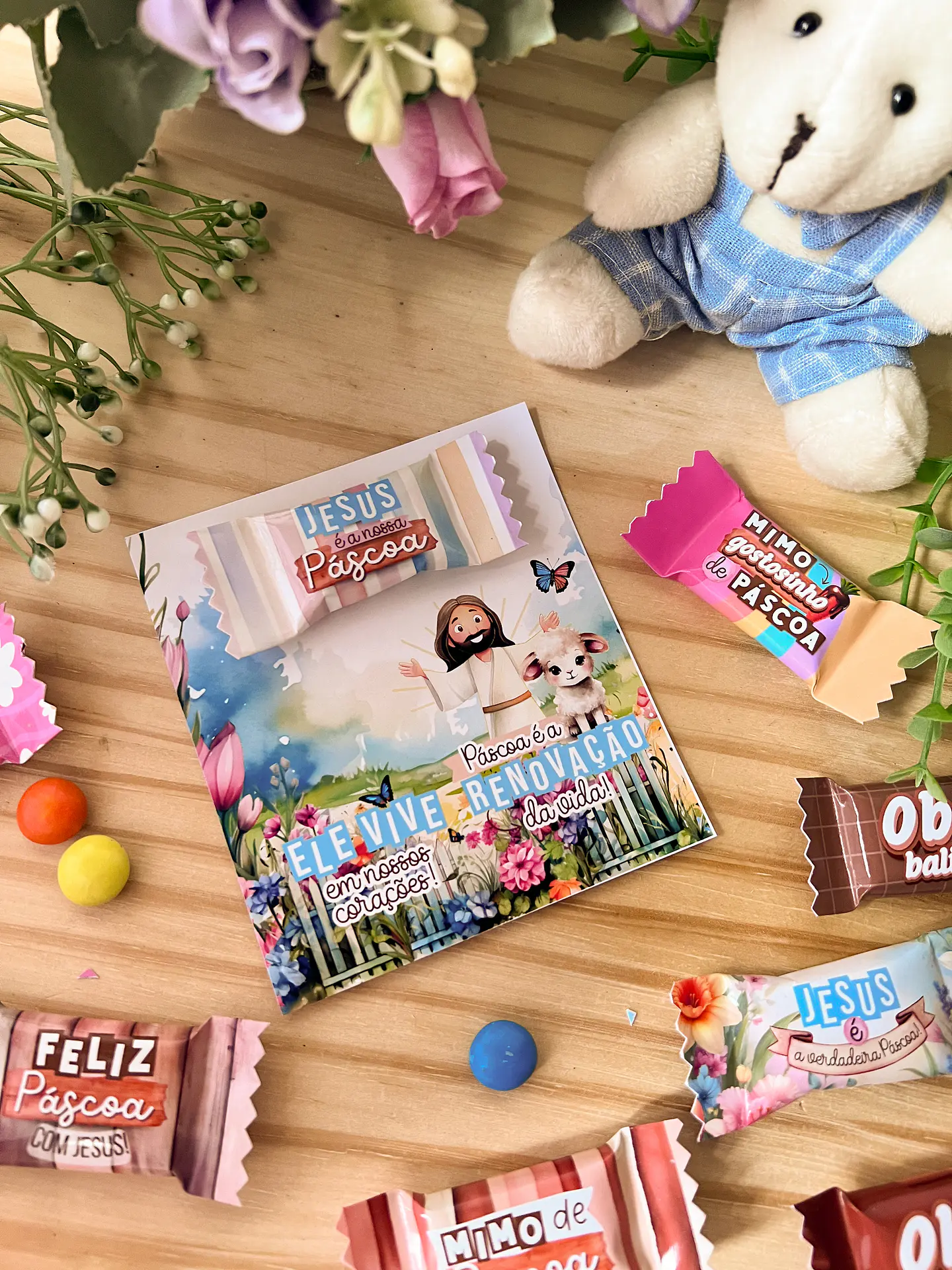 Kit Digital Páscoa 2024 Arquivos em Png  14