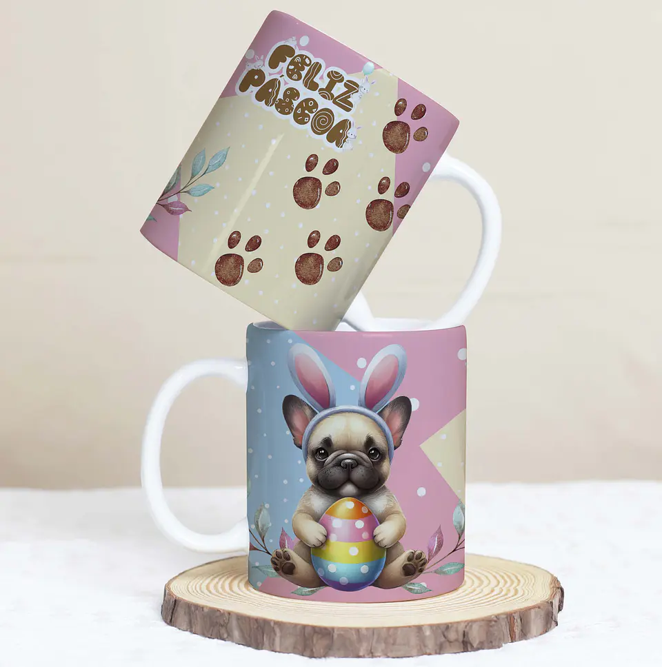 30 Artes para Caneca Páscoa Pets Arquivos em Jpg  27