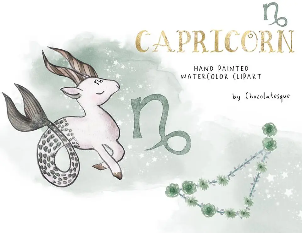 Kit Digital Signos Aquarela Arquivos em Png  11